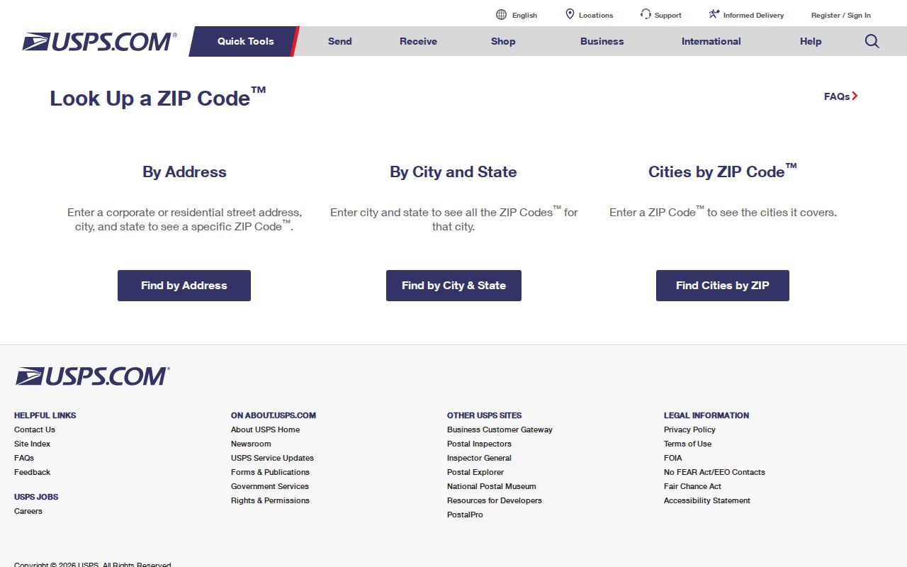 Brazoria County ZIP code directory USPS exact-address ZIP verification screen